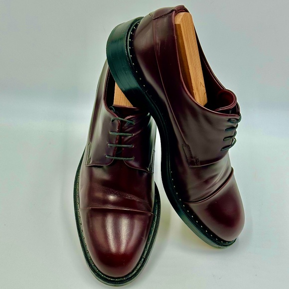 Louis Vuitton Cap Toe Oxford With Nailhead Trim  Mens SZ 8 - Picture 5 of 14